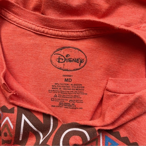 Disney The Lion King 'No Worries' T-Shirt Orange M Unisex Timon & Pumbaa Graphic - Picture 3 of 3